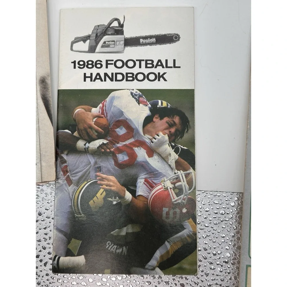 Vintage NFL Lot Of Tickets Magazines Programs Books Calendars Trading Cards Etc
